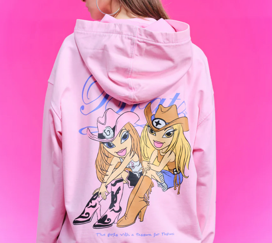 GIRLS ARE GIRLS PINK HOODIE