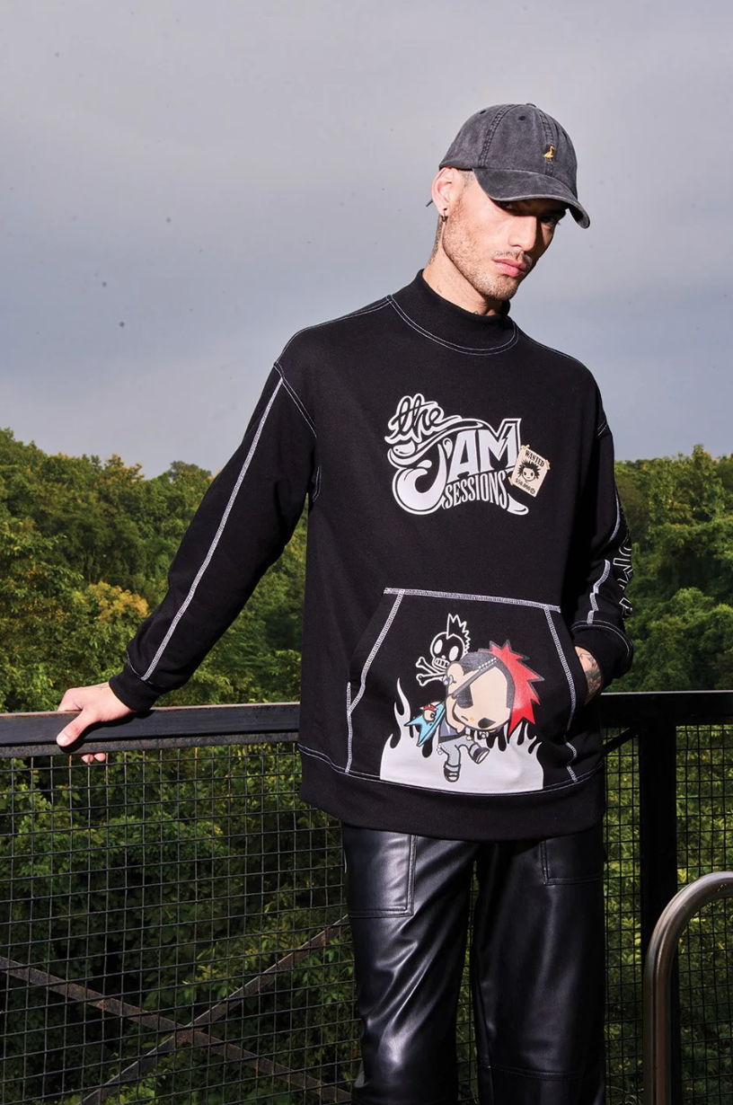 PUNKSTAR TOKIDOKI HIGHNECK SWEATSHIRT