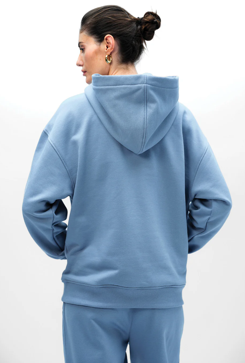 BLUE WEAR A HUG OVERSIZED HOODIE