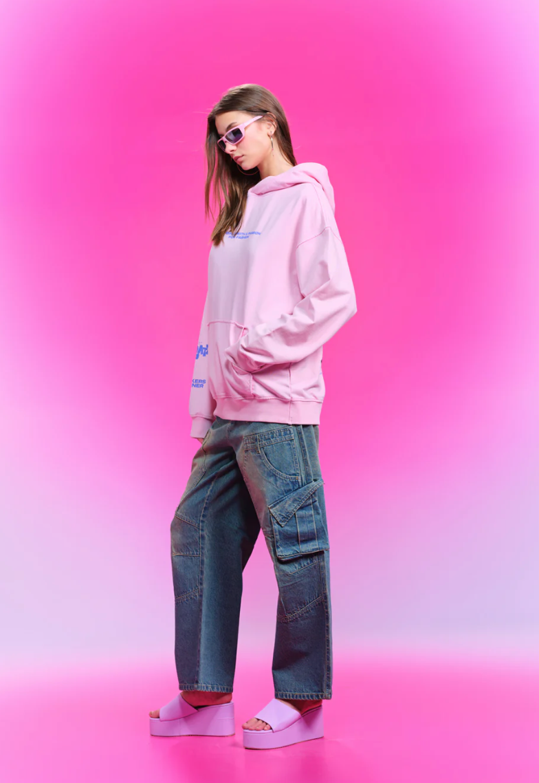 GIRLS ARE GIRLS PINK HOODIE
