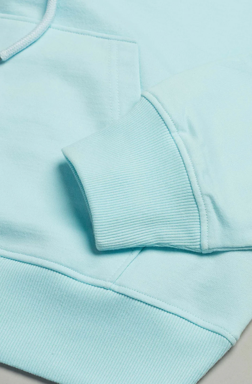 BLUE CROP HOODIE