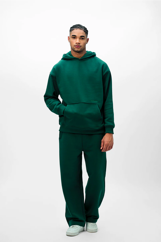 BOTTLE GREEN WEAR A HUG OVERSIZED HOODIE