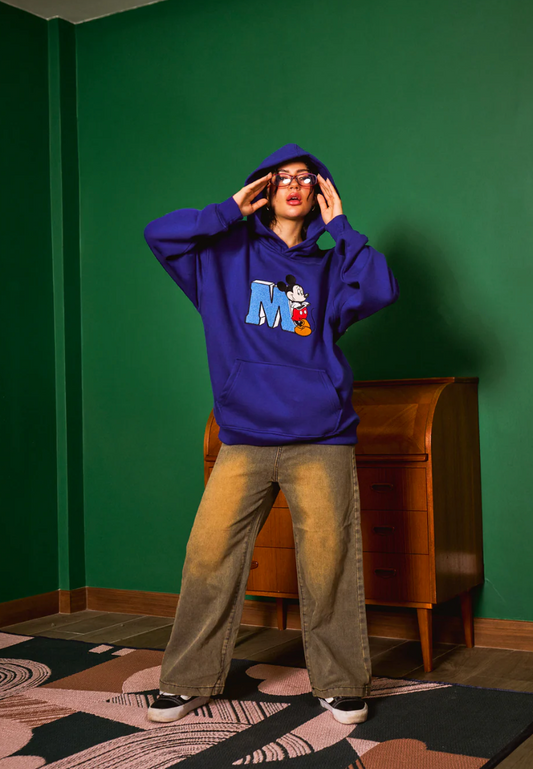 BLUE MICKEY HOODIE