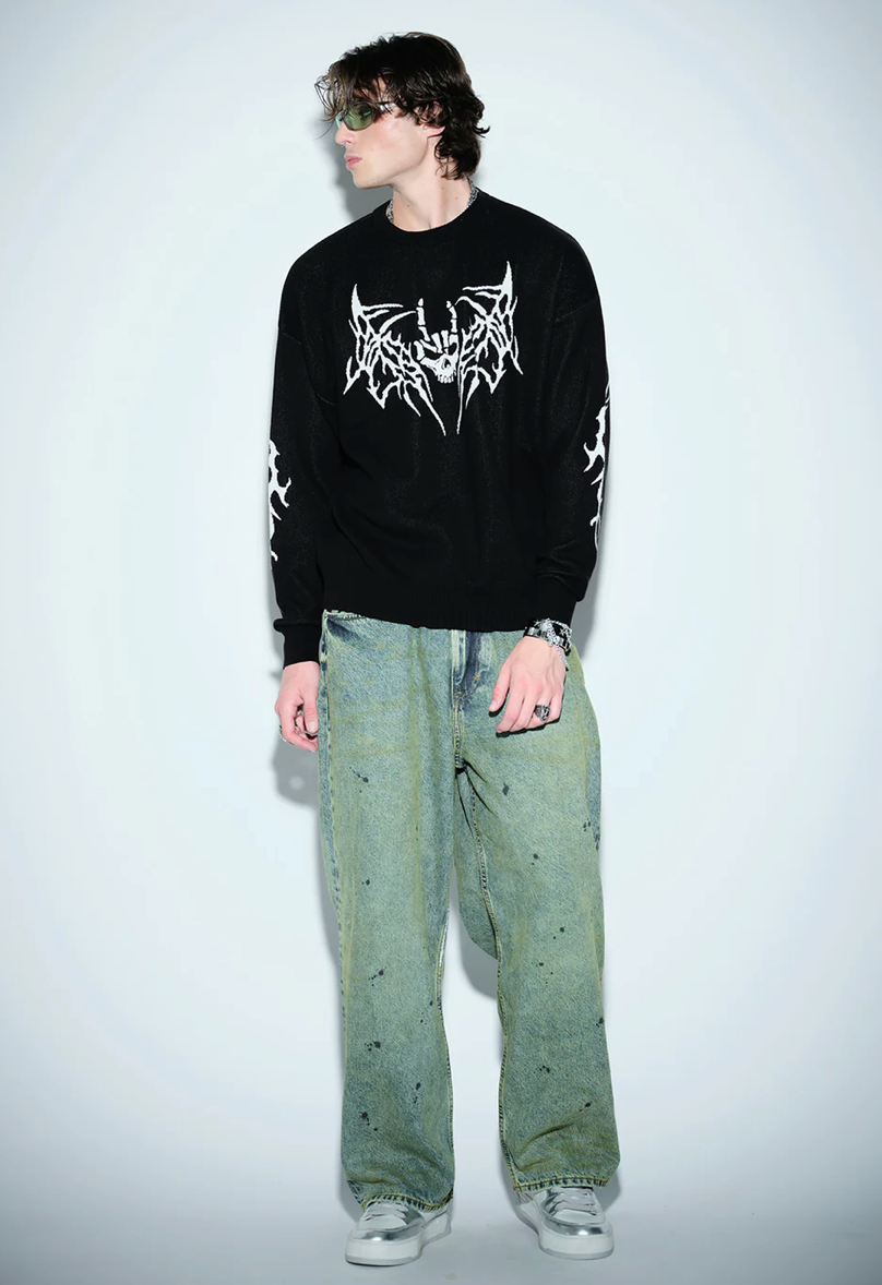 THE GOTHIC SKULL SWEATSHIRT