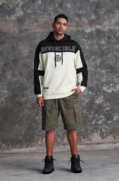 IRON MAN OVERSIZED HEAVYWEIGHT HOODIE(FLEECE)