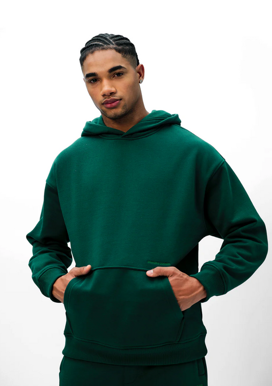 BOTTLE GREEN WEAR A HUG OVERSIZED HOODIE