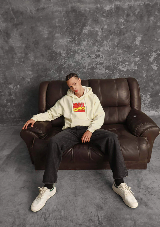 MARVEL SOLAR ACTIVE OVERSIZED HEAVYWEIGHT HOODIE(FLEECE)