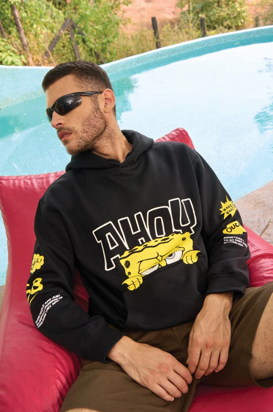 AHOY BLACK HOODIE
