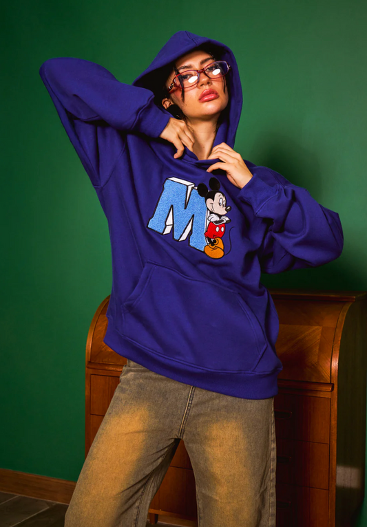 BLUE MICKEY HOODIE