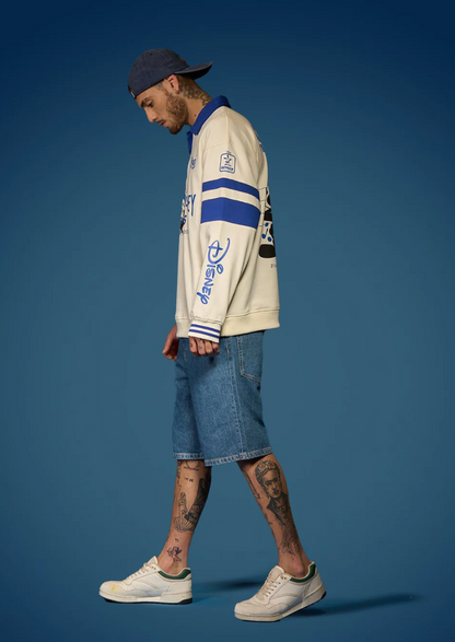 OSWALD OVERSIZED COLLARED SWEATSHIRT