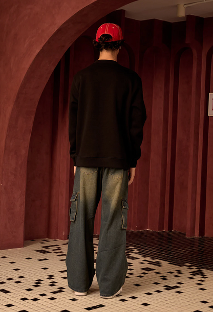 BLACK BUGS BUNNY SWEATSHIRT