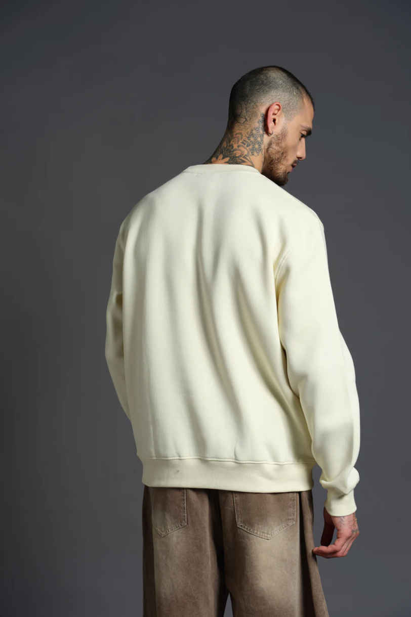 OFF WHITE SPONGEBOB SWEATSHIRT