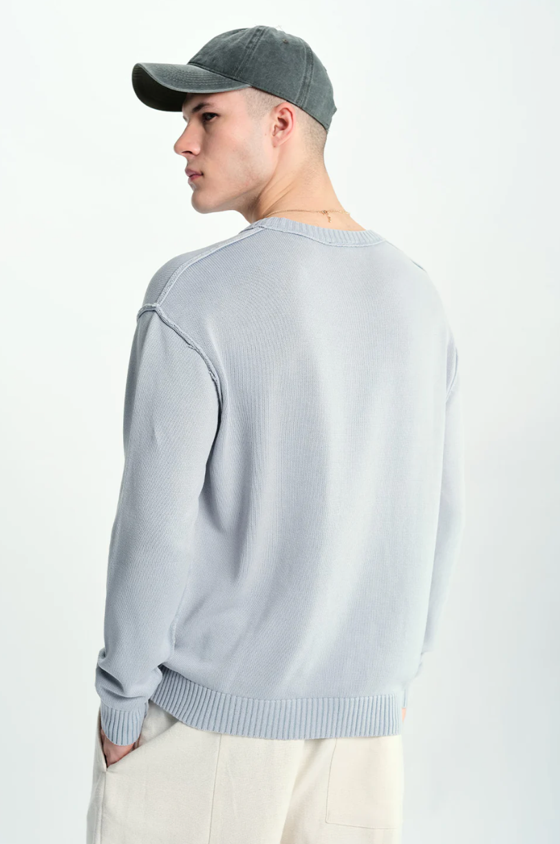 GREY MODE CREWNECK SWEATSHIRT
