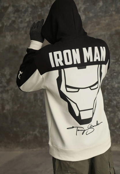 IRON MAN OVERSIZED HEAVYWEIGHT HOODIE(FLEECE)