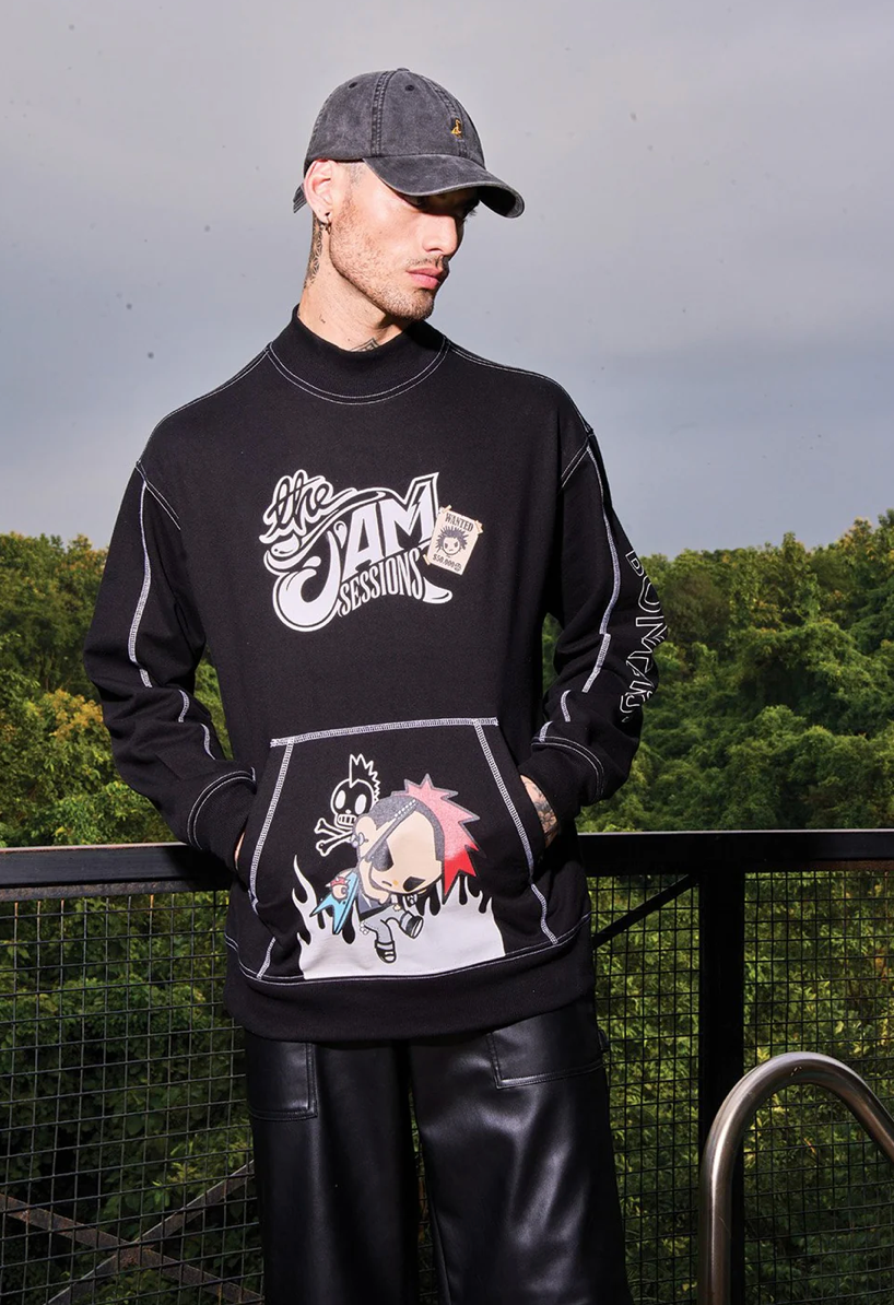 PUNKSTAR TOKIDOKI HIGHNECK SWEATSHIRT