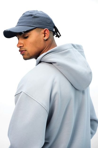 GREY WEAR A HUG OVERSIZED HOODIE