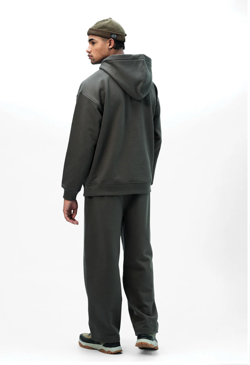 TAUPE WEAR A HUG OVERSIZED HOODIE