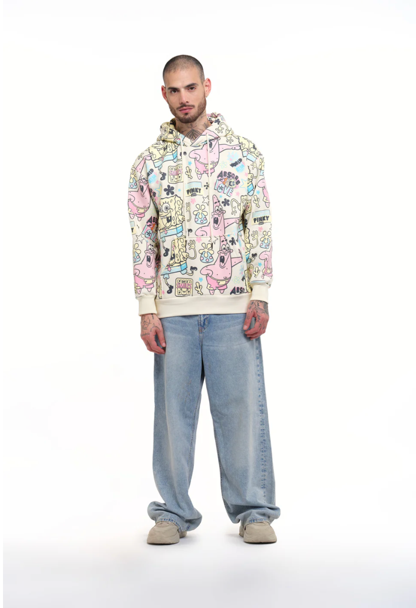 SPONGEBOB ALL OVER HOODIE
