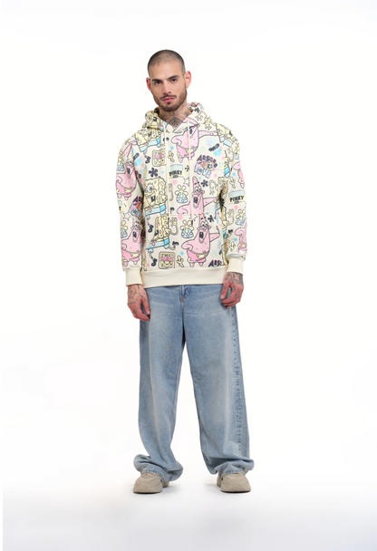 SPONGEBOB ALL OVER HOODIE