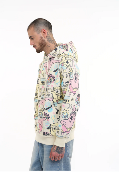 SPONGEBOB ALL OVER HOODIE
