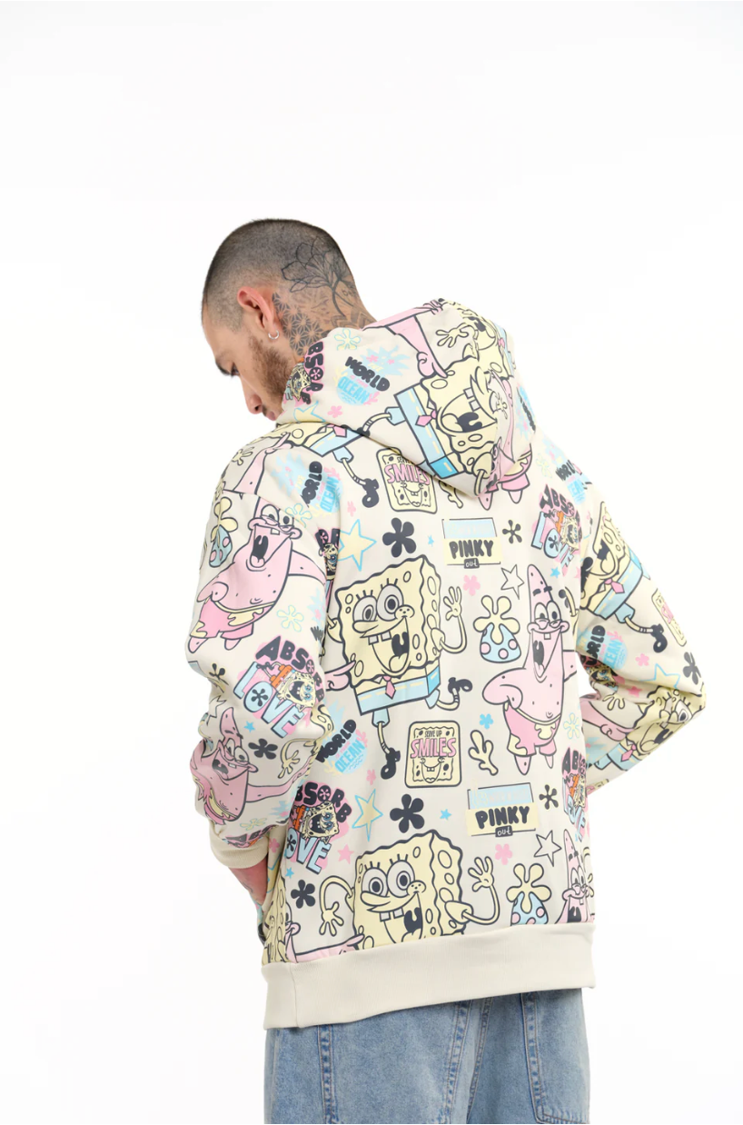 SPONGEBOB ALL OVER HOODIE