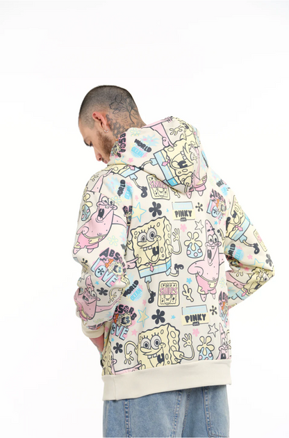 SPONGEBOB ALL OVER HOODIE
