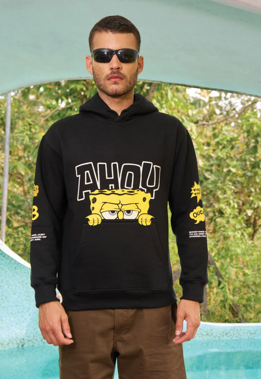 AHOY BLACK HOODIE